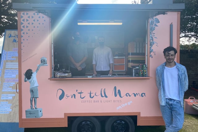 This pink truck cannot be missed - from delicious Greek pastries and light bites to coffees such as Freddo cappuccinos, the whole menu is mouthwatering