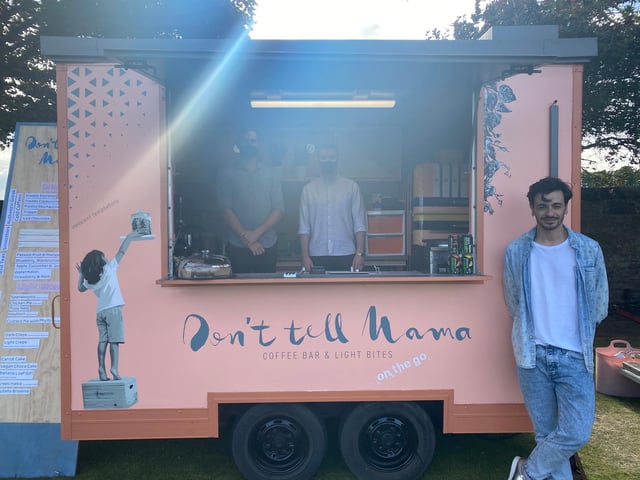 This pink truck cannot be missed - from delicious Greek pastries and light bites to coffees such as Freddo cappuccinos, the whole menu is mouthwatering
