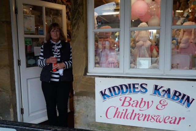 Julie Avery, of Kiddies Kabin, welcomes customers back.