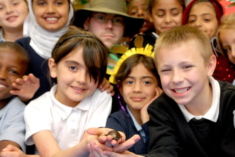 Rain forest adventurer John Kirsopp was a big hit when he came to Laygate Community School in 2010 and brought some exotic creatures with him.