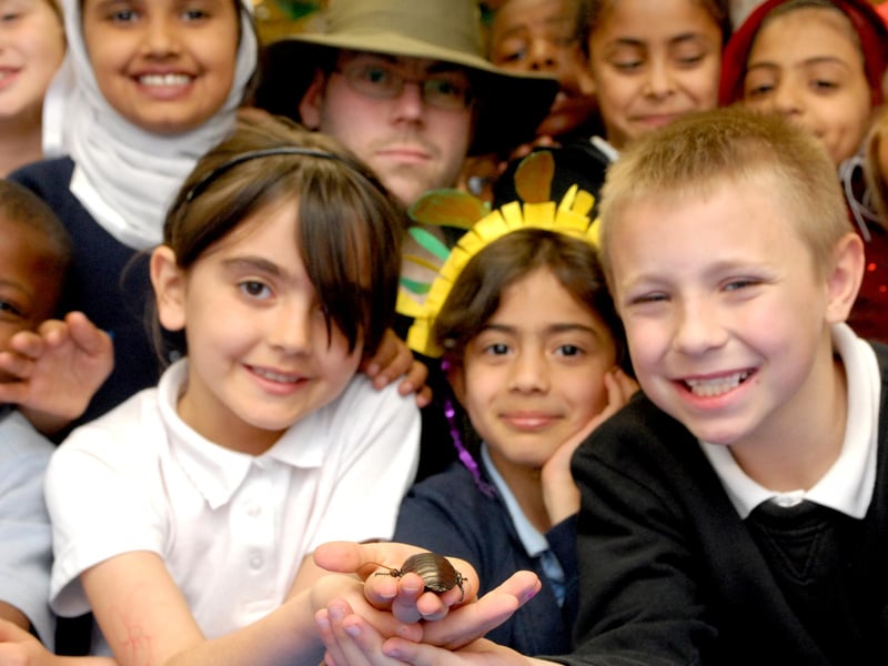 Rain forest adventurer John Kirsopp was a big hit when he came to Laygate Community School in 2010 and brought some exotic creatures with him.