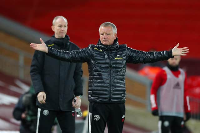 Sheffield United manager Chris Wilder. (Photo by Peter Byrne - Pool/Getty Images)