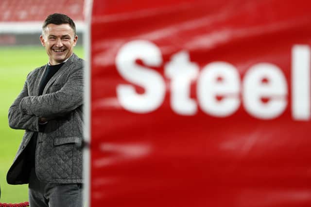 Sheffield United manager Paul Heckingbottom is celebrating the first anniversay of his appointment: Darren Staples / Sportimage