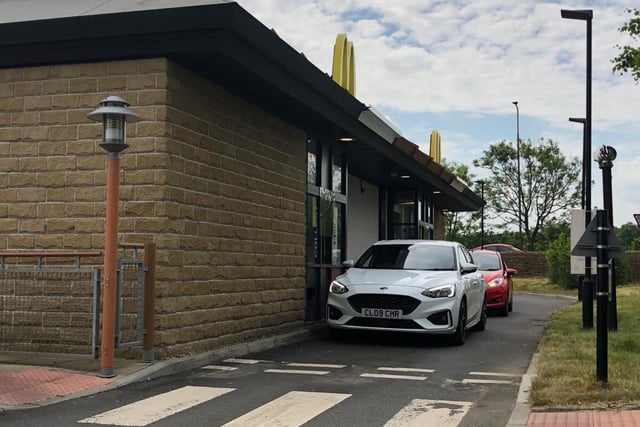 These lucky customers are about to get their McDonald's fix.