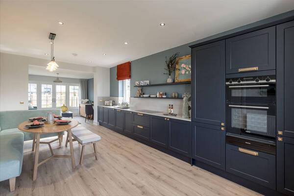 Kitchen and dining room.