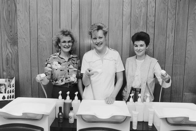 Pigtale Beauty Salon, Galashiels, January 1985.