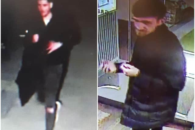 Officers investigating the assault of a man outside the Mason’s Arms in Wickersley on Saturday (9 April) have released CCTV stills of two men they are keen to identify.