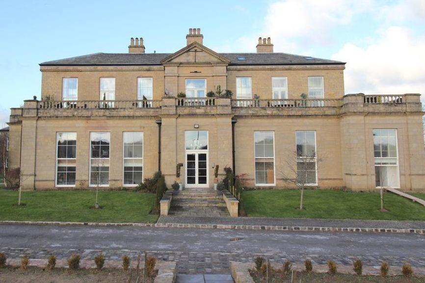 The beautiful Berry Hill Hall, a listed building that was built in the 1730s and is now home to residential apartments.