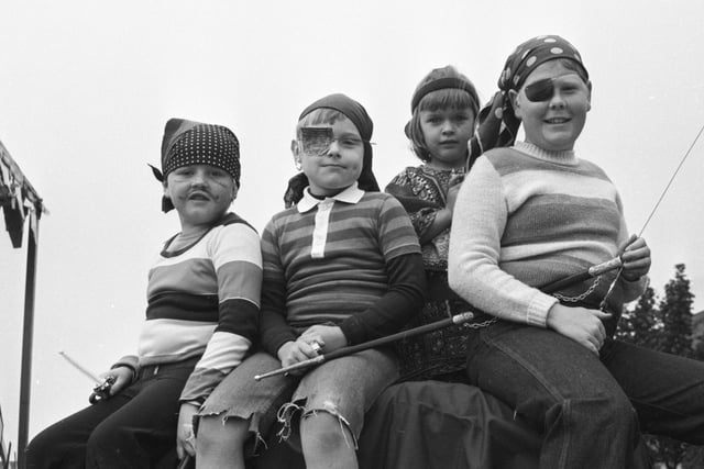 Children dressed as pirates during the Houghton Feast parade in 1981. Recognise anyone?