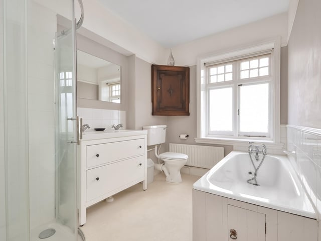 This four bedroom house in Queen's Road, Waterlooville is on the market for £1.195m. It is listed by Fine and Country