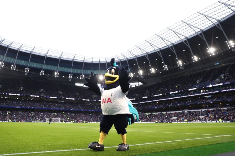 Cock-a-doodle-do you have nightmares about Tottenham's eight-foot tall anthropomorphic cockerel mascot with eyes that pierce right into the very deepest caverns of your soul? No? Nah, me neither... honest. (Photo by Catherine Ivill/Getty Images)