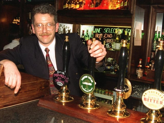 Landlord Nick Anderson at the Bankers Draft in 1997