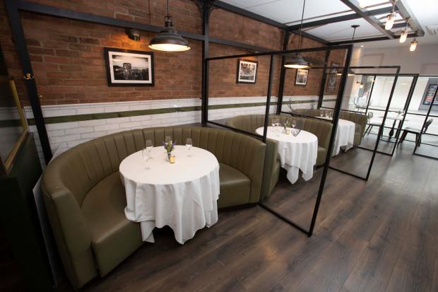 The owners removed a third of the seating at the Ardnamurchan in order to incorporate 21 different sized pods to protect diners.