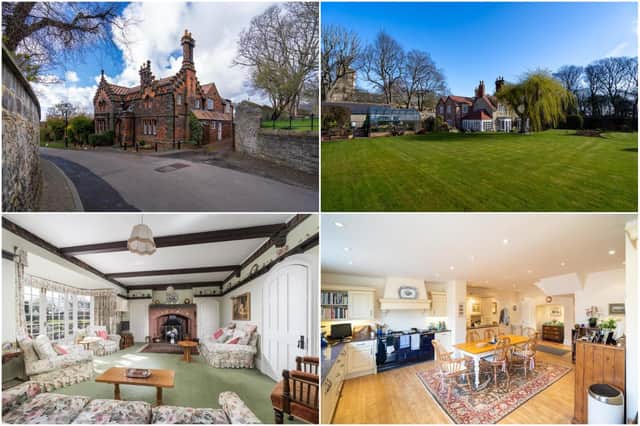 The stunning Grade II-listed Red Cottage on Church Lane in Whitburn is up for sale.
