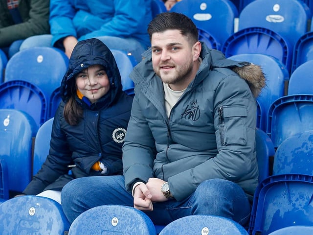 Mansfield Town Fans at the One Call Stadium for the Emirates FA Cup third round match against Middlesbrough.