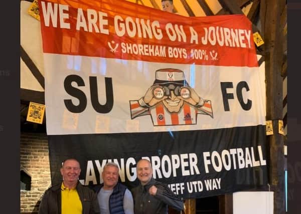 12 photos of your Sheffield United flags.