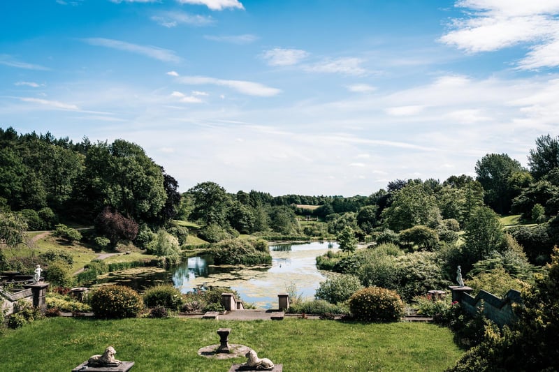 The hotel is set within the 70-acre grounds of the restored wild garden of Consall Hall Estate.