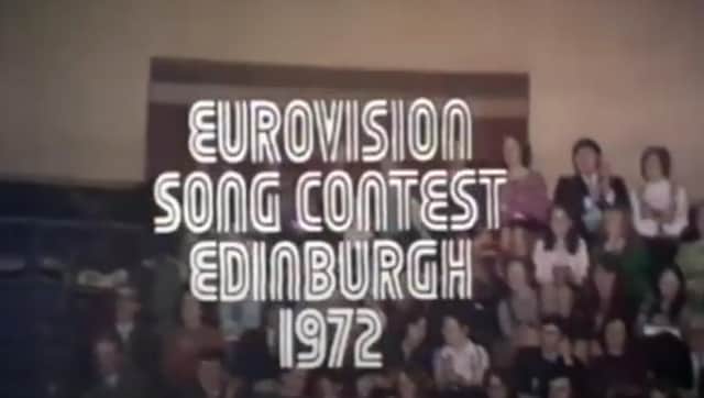 This is when Edinburgh hosted the Eurovision Song Contest in 1972