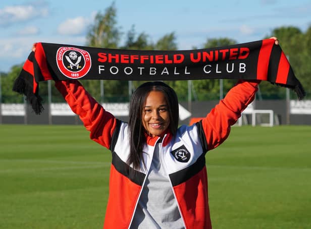 Sheffield United midfielder Tamara Wilcock.