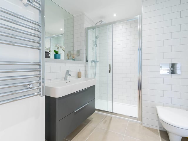 En-suite shower room.