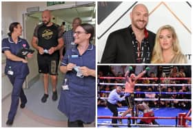 Tyson Fury and his Doncaster-born wife, Paris, are forever grateful to the Jessop Wing maternity unit for the care one of their children received there. Paris is now pregnant with the couple's seventh child