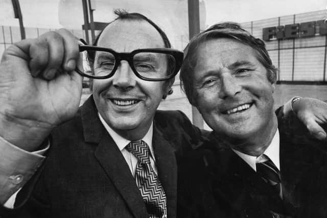 Sheffield, 17th September 1971

Eric Morecambe and Ernie Wise.