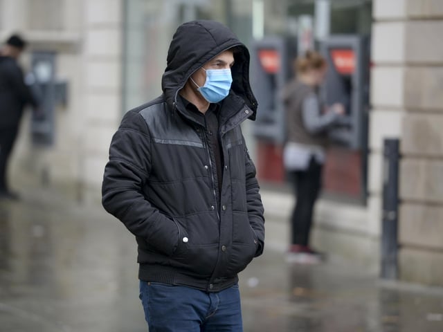 Shoppers on the streets of Doncaster Town centre as South Yorkshire enters the Tier-3 restrictions imposed by the government to try to halt the spread of Covid-19