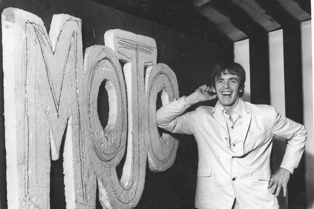 Peter Stringfellow at the King Mojo club, Sheffield in 1965