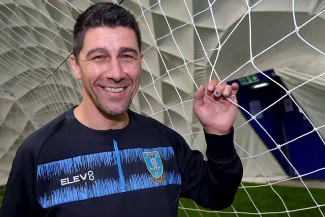 Adriano Basso is the new goalkeeper coach at Sheffield Wednesday. (via swfc.co.cuk)