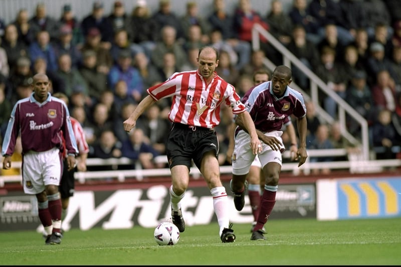 Steve Bould had a cracking career at Arsenal and did well for Sunderland between 1999 and 2000. The centre back also made two appearances for England.