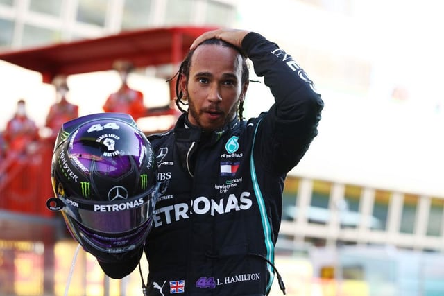 Lewis Hamilton was born in Stevenage and is a Formula One racer. Hamilton is a six time Formula One World Champion and currently races for Mercedes (Photo by Bryn Lennon/Getty Images)