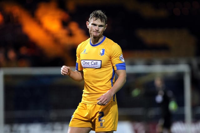 Ritchie Sutton joined in June 2011 after joining on a free transfer. It proved to be good business with the Stoke-born defending going on to play 136 times for Mansfield.