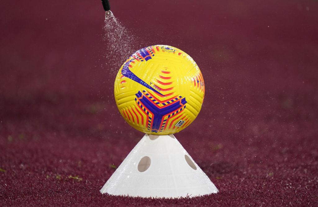 Premier League match ball. (Photo by John Walton - Pool//Getty Images)