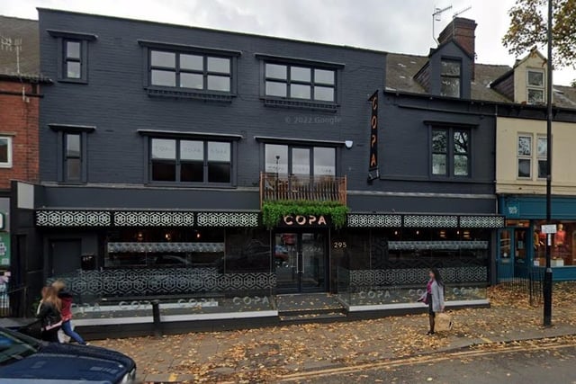 Copa, on Ecclesall Road, Sharrow, received its five-star food hygiene rating on January 5, 2023. Their menu offers a range of stone baked pizza and light bites including olives and cheese straws.