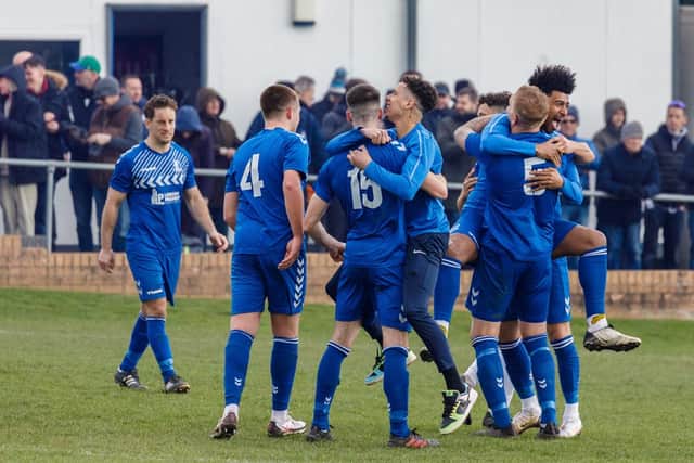 It's been a great season for Craig Denton and his side at Hallam FC. (www.focussingonphotography.co.uk)