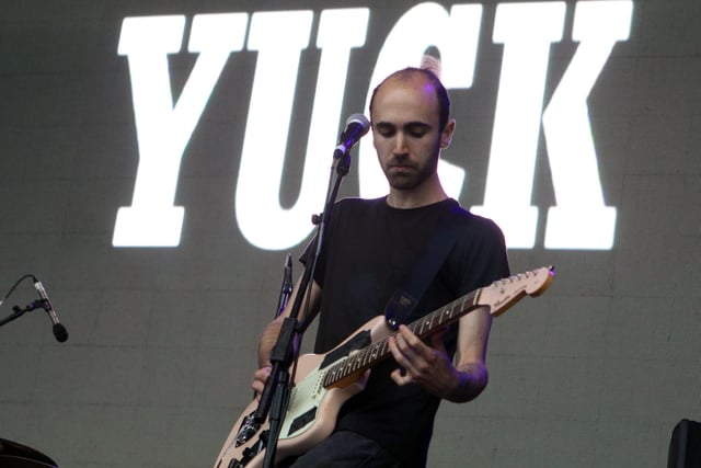 Yuck on the stage in 2014