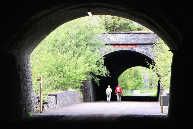 Opening of the tunnels on the Monsal Trail, the two Chee Tor tunnels