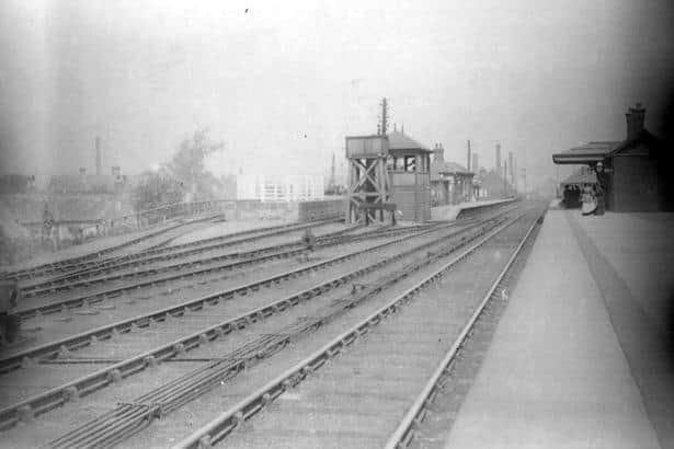 Heeley station pre 1902  Credit - Sheffield Local Studies Library -Picture Sheffield