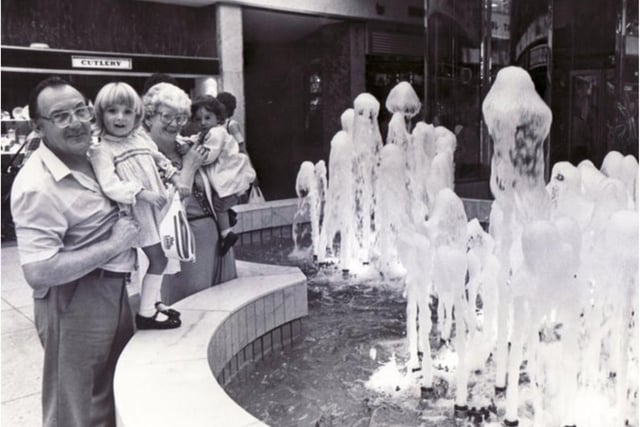 When the Arndale was rebranded as the Frenchgate Centre, the fountains became a new meeting point.