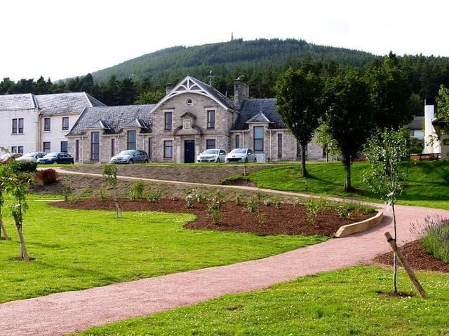 The Lawson Memorial Hospital near Golspie, where John Lennon, Yoko Ono, John's son Julian and Yoko's daughter Kyoko were treated following their crash in an Austin Maxi on the road to Durness in 1969.