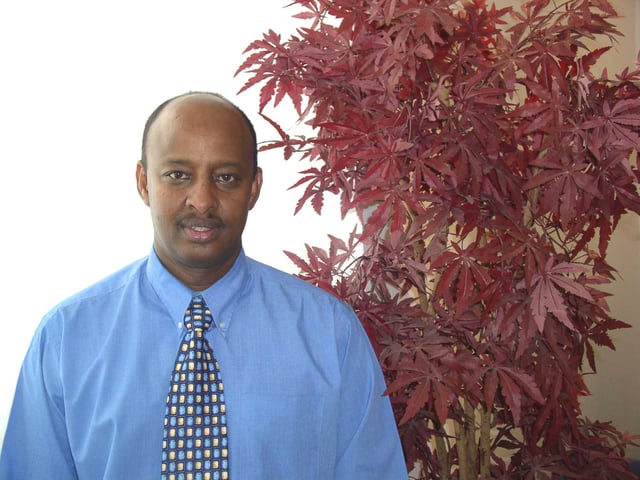 Hakim Wais,  chairman of Sheffield Chamber of Commerce's Black and Minority Ethnic Business Forum pictured in 2003