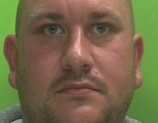 Liam Brown, 32, formerly of Serlby Rise, Nottingham, was jailed for 18 months, after he pleaded guilty to two breaches of a restraining order and dangerous driving.