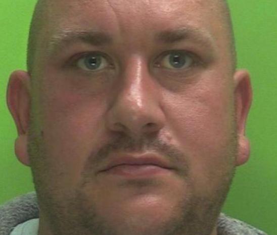 Liam Brown, 32, formerly of Serlby Rise, Nottingham, was jailed for 18 months, after he pleaded guilty to two breaches of a restraining order and dangerous driving.