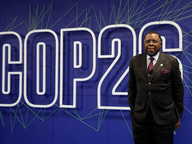 Namibia's President Hage Geingob.