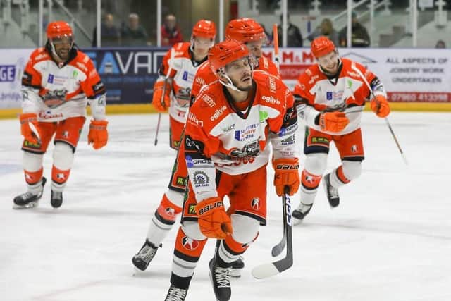 Marrtin Latal was on the scoresheet for Sheffield Steelers against Dundee. Picture: Derek Black