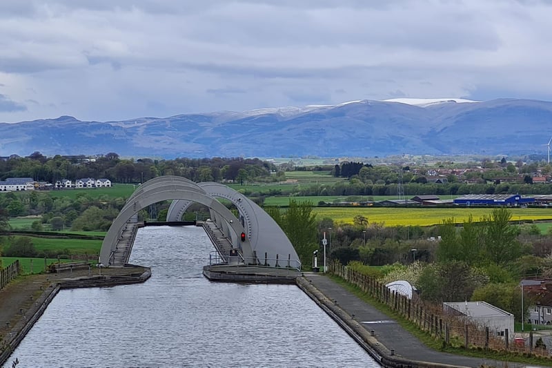 A panoramic view of the Falkirk Wheel (Pic: Ellen Davidson)