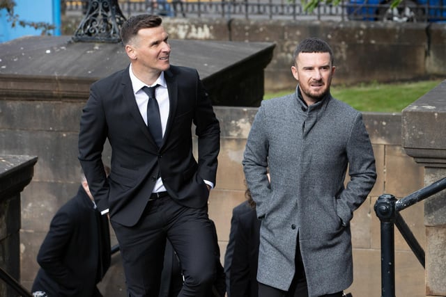 Ex-Gers players Lee McCulloch and former captain Barry Ferguson in attendance