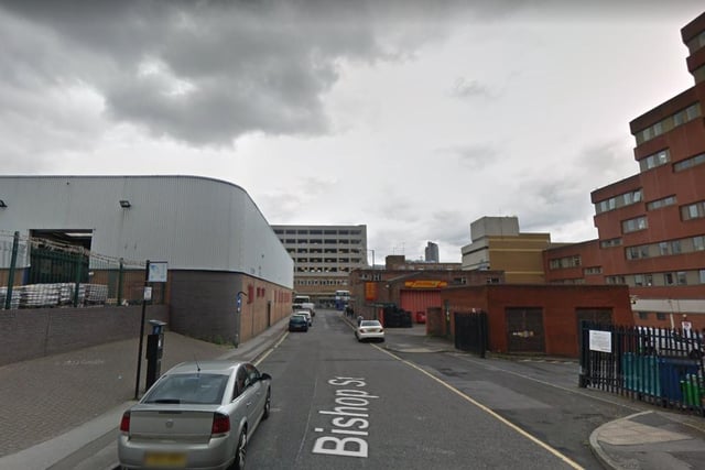 Bishop Street is Sheffield city centre was the fourth worst location for reported violent or sexual crimes, with a total of 10 reports made in August 2022.