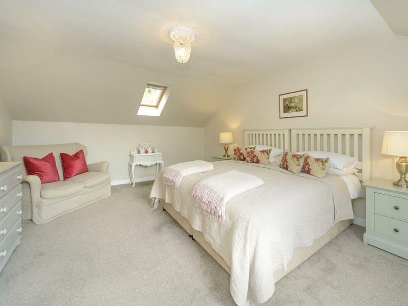 Holiday cottage main bedroom.