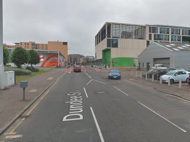 Installation of bus gates at Fountainbridge, closure of Viewforth, temporary cycle segregation on Dundee Street.